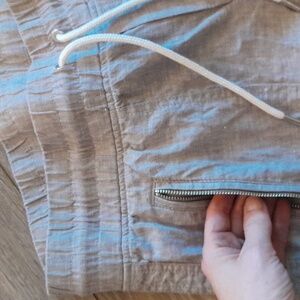 Athleta Cabo Linen Wide Leg Pants